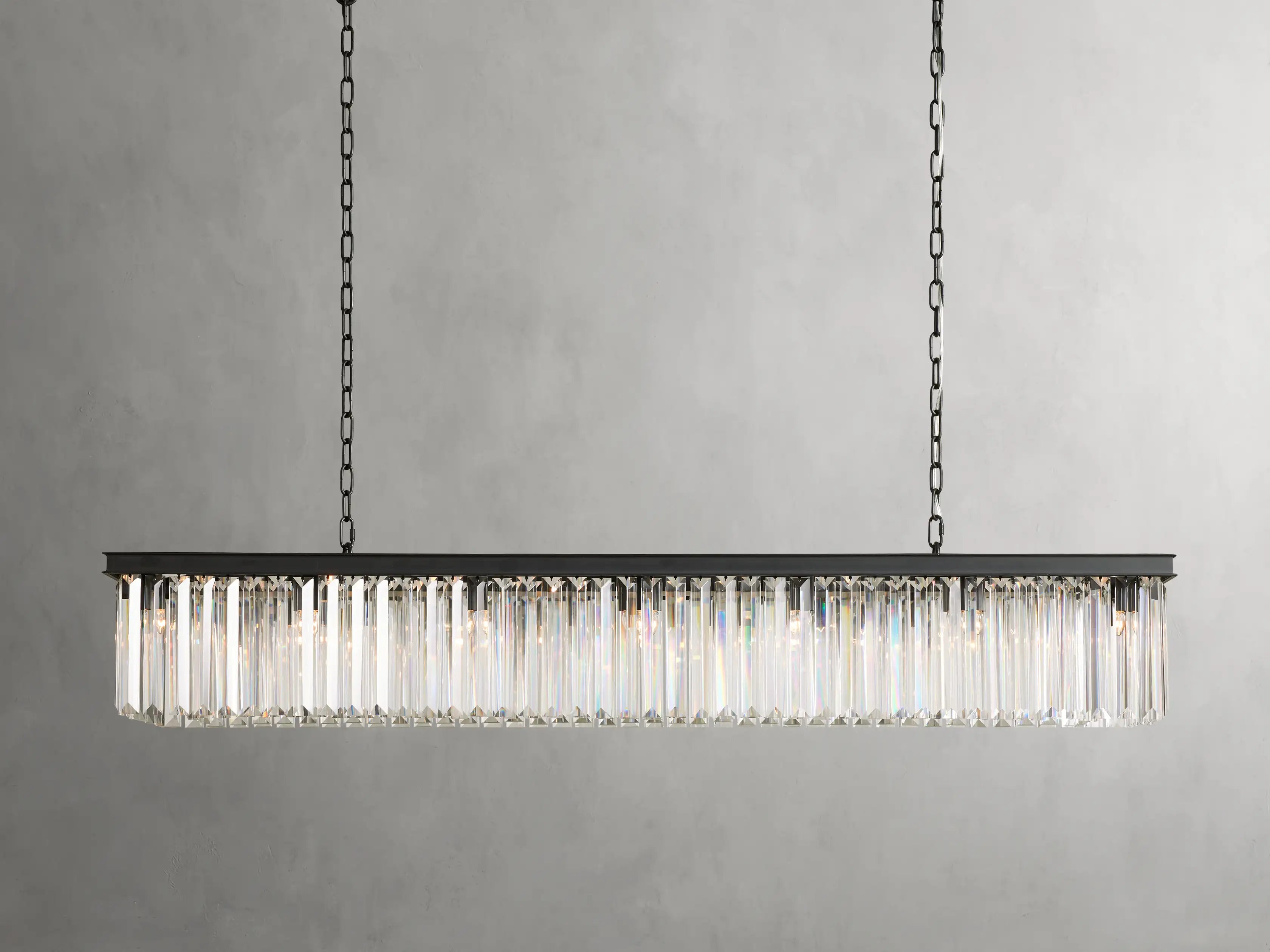 Leyland Rectangular Chandelier 60", 71.5"